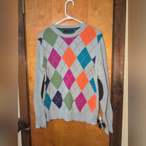 Tommy Hilfiger Woman's Medium Argyle Sweater